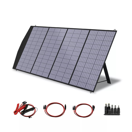 ALLPOWERS 18V Foldable Solar Panel, 60W, 100W, 140W, 200W, Portable Solar Charger for Power Supply, Laptop, Solar Generator, Fishing, Camping - Premium solar panel from Lizard Vigilante - Just $214.99! Shop now at Lizard Vigilante