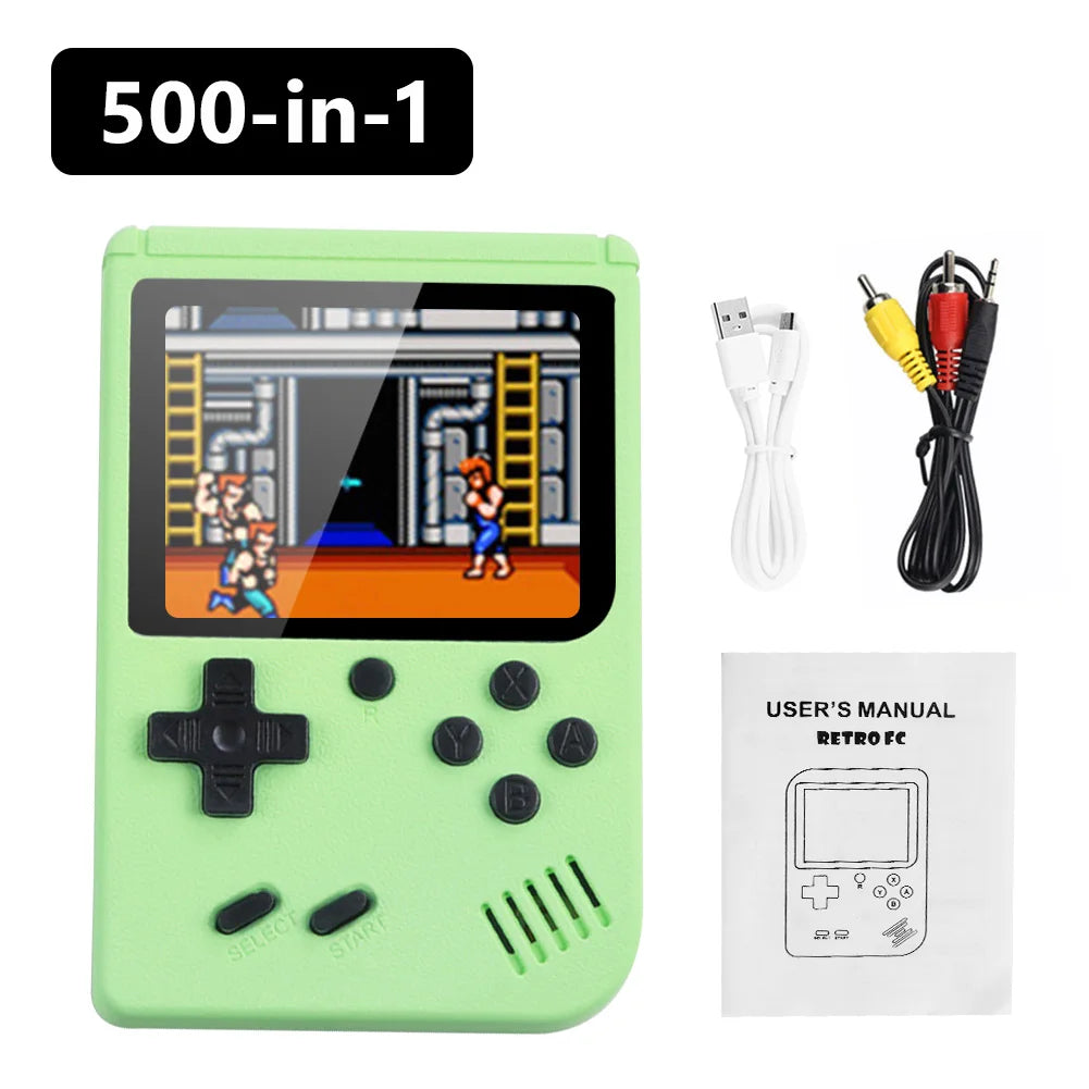 500 Games In One Portable Mini Electronic Video Game Player – Handheld Game Console for Kids, Rechargeable, Fun for All Ages - Premium handheld video game from Lizard Vigilante - Just $33.88! Shop now at Lizard Vigilante