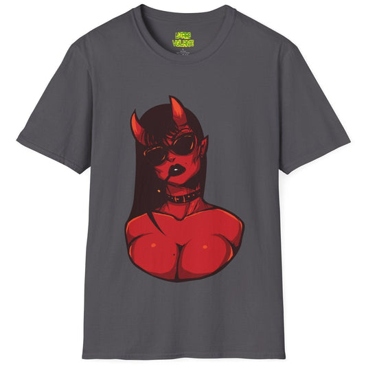 Horned Babe Unisex Softstyle T-Shirt - Lizard Vigilante