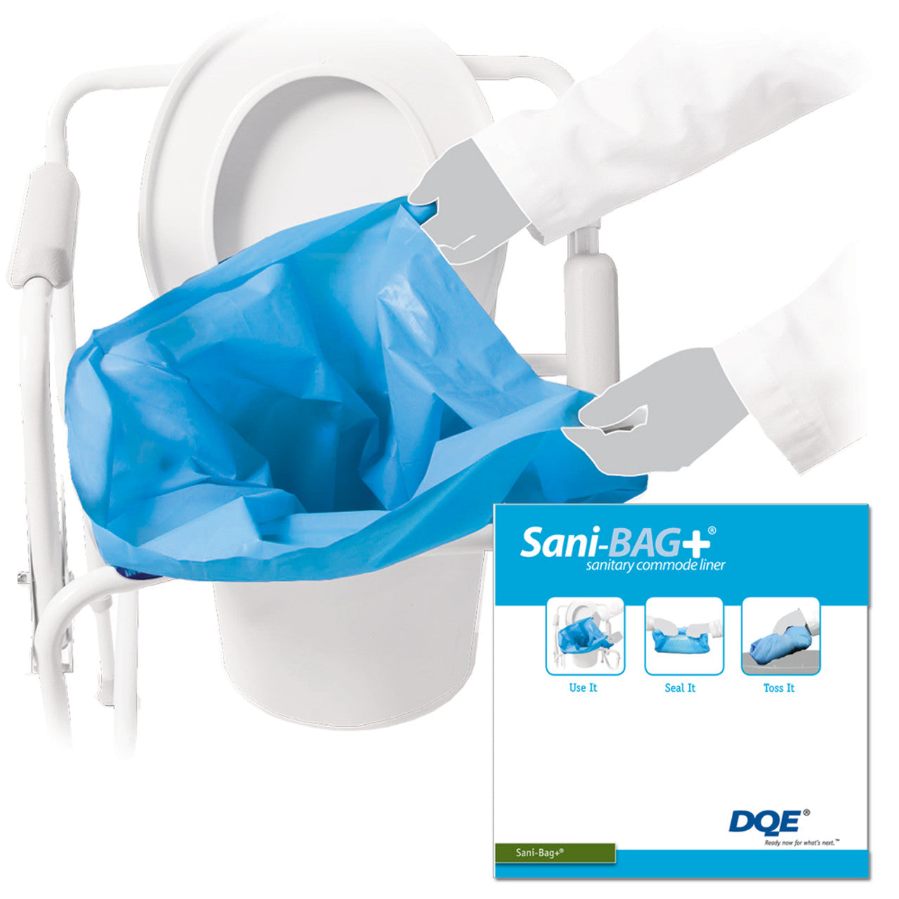 Sani-Bag+ Commode Liner
