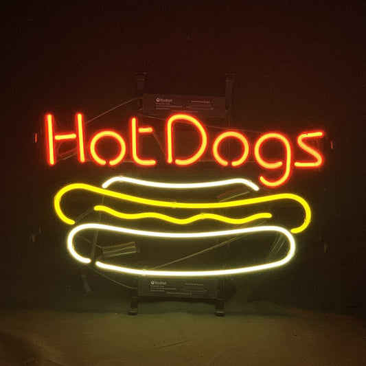 Hot Dogs Neon Sign