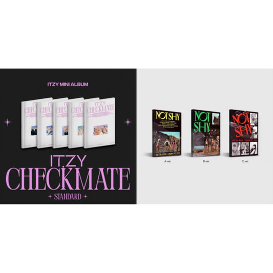Itzy - Not Shy & Checkmate (Standard Edition) - CD Bundle