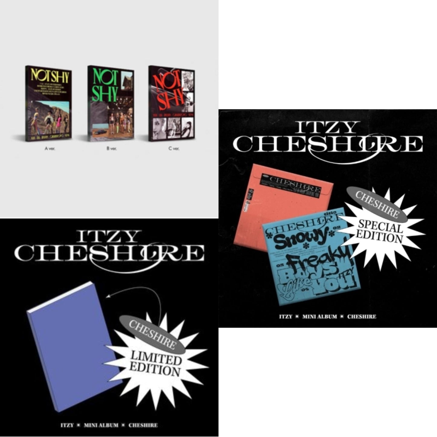 Not Shy & Cheshire (Limited Edition) & Cheshire Special Edition (Special Edition)