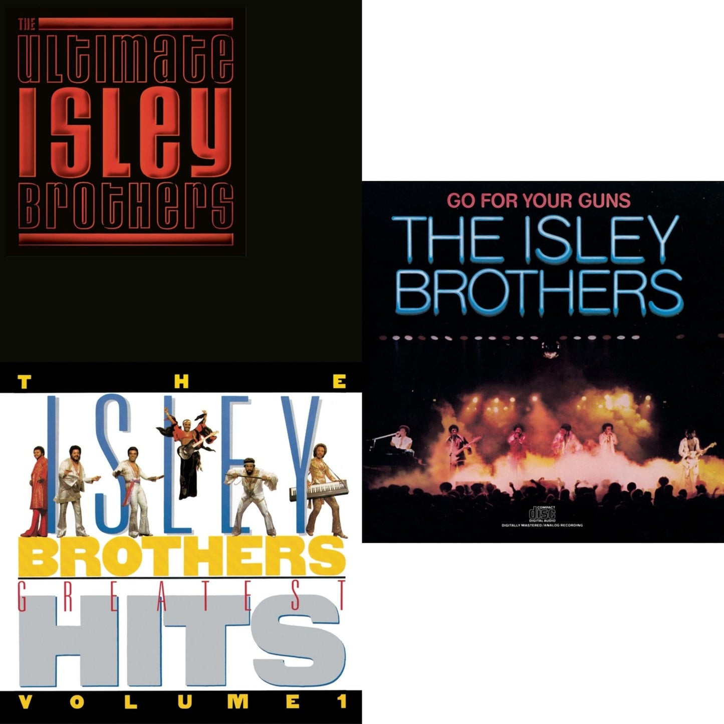 Ultimate Isley Brothers & Isley Brothers Greatest Hits Vol.1 & Go For Your Guns
