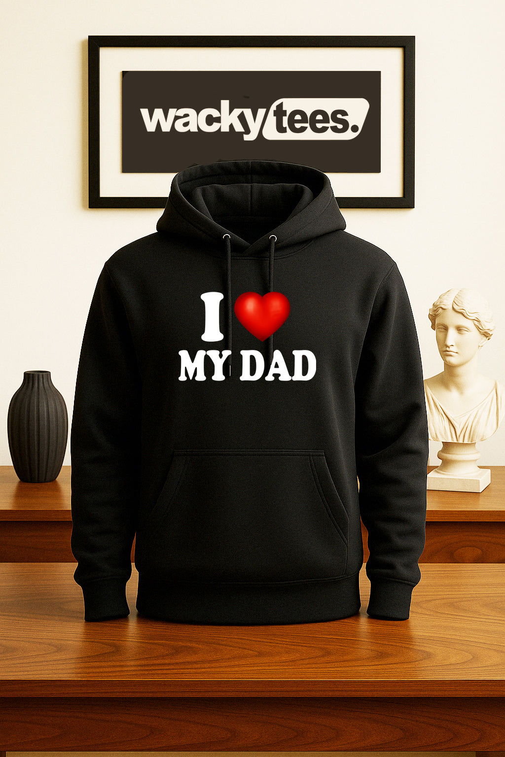 I Love My Dad I Heart Funny Adult Humor Graphic Tee Shirt