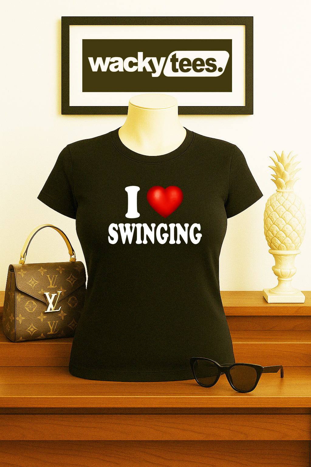 🤣 I Love Swinging: Funny Adult Humor Graphic Tee Shirt 😈