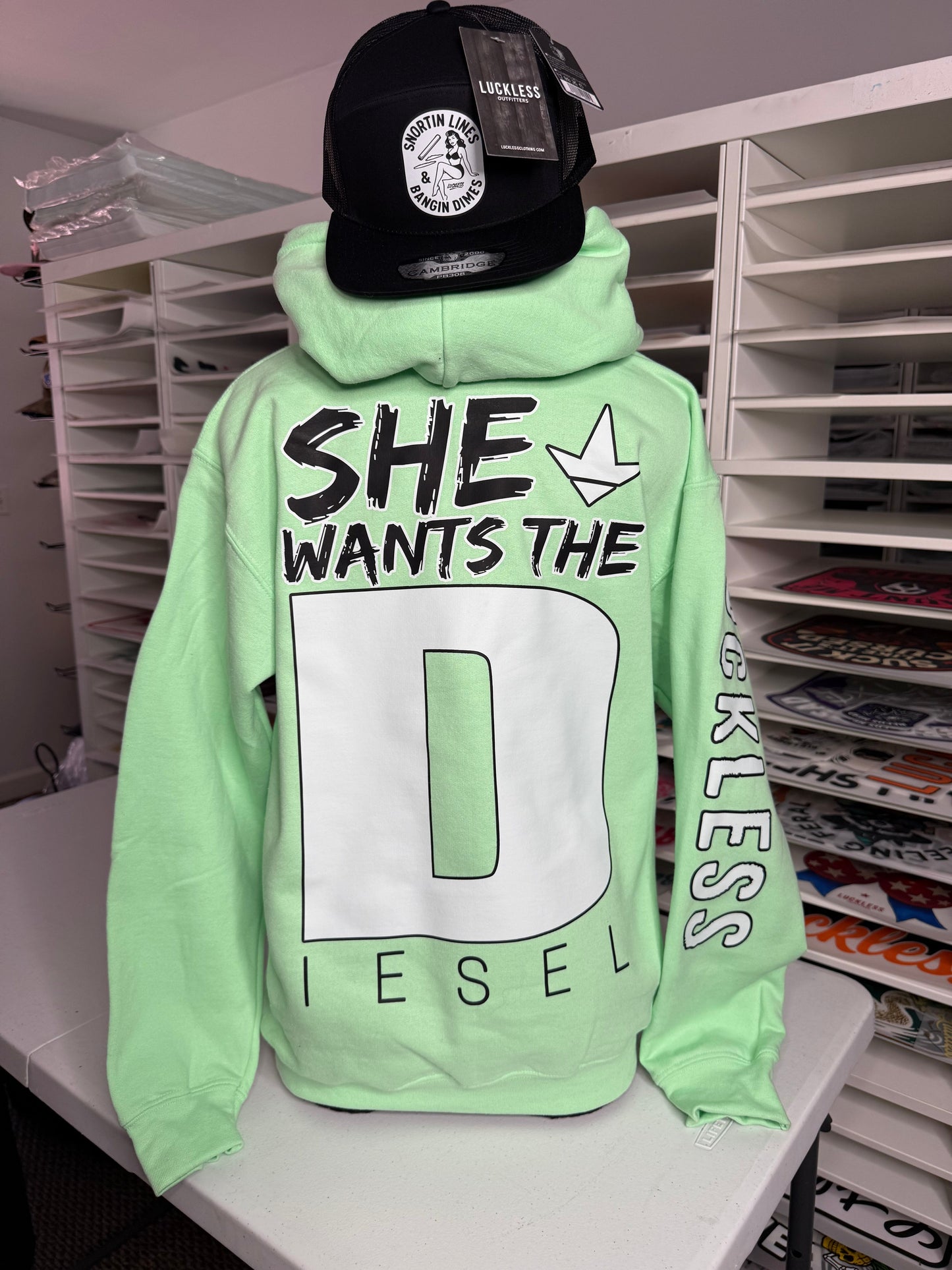 She Wants the Diesel Hoodie
