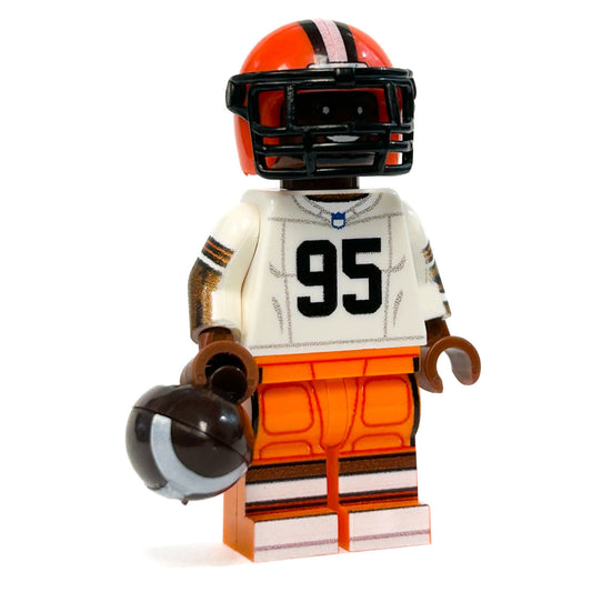 #95 DE Cleveland Football Player Minifig