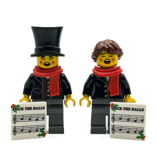 Christmas Caroler Minifigs