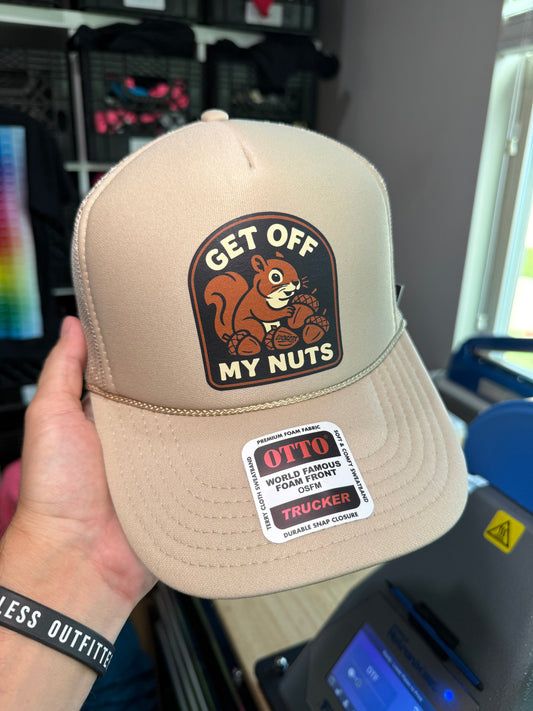 Get Off My Nuts Trucker Hat