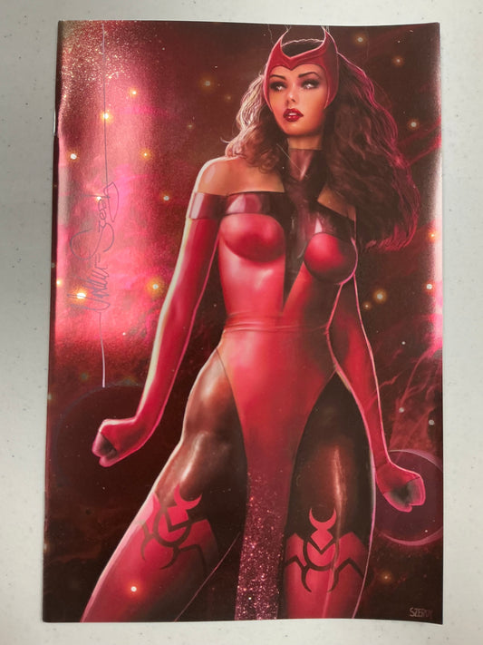 [Signed by Nathan Szerdy] [Foil] AVENGERS #1 UNKNOWN COMICS NATHAN SZERDY EXCLUSIVE VIRGIN VAR [IN STOCK]