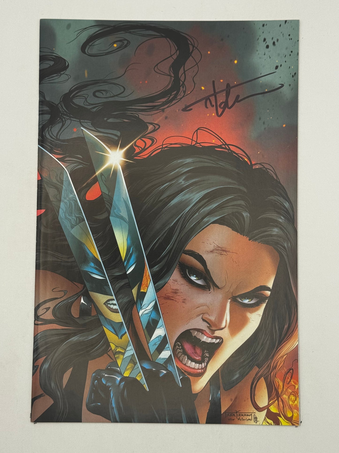 [Signed by Tyler Kirkham] X-23: DEADLY REGENESIS #5 VIRGIN UNKNOWN COMICS TYLER KIRKHAM EXCLUSIVE VAR