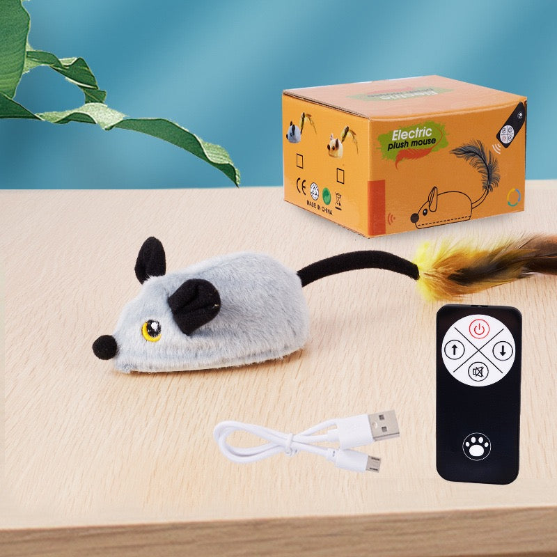 Milou & Lumi Interactive Remote Control Pet Teaser Mouse Toy