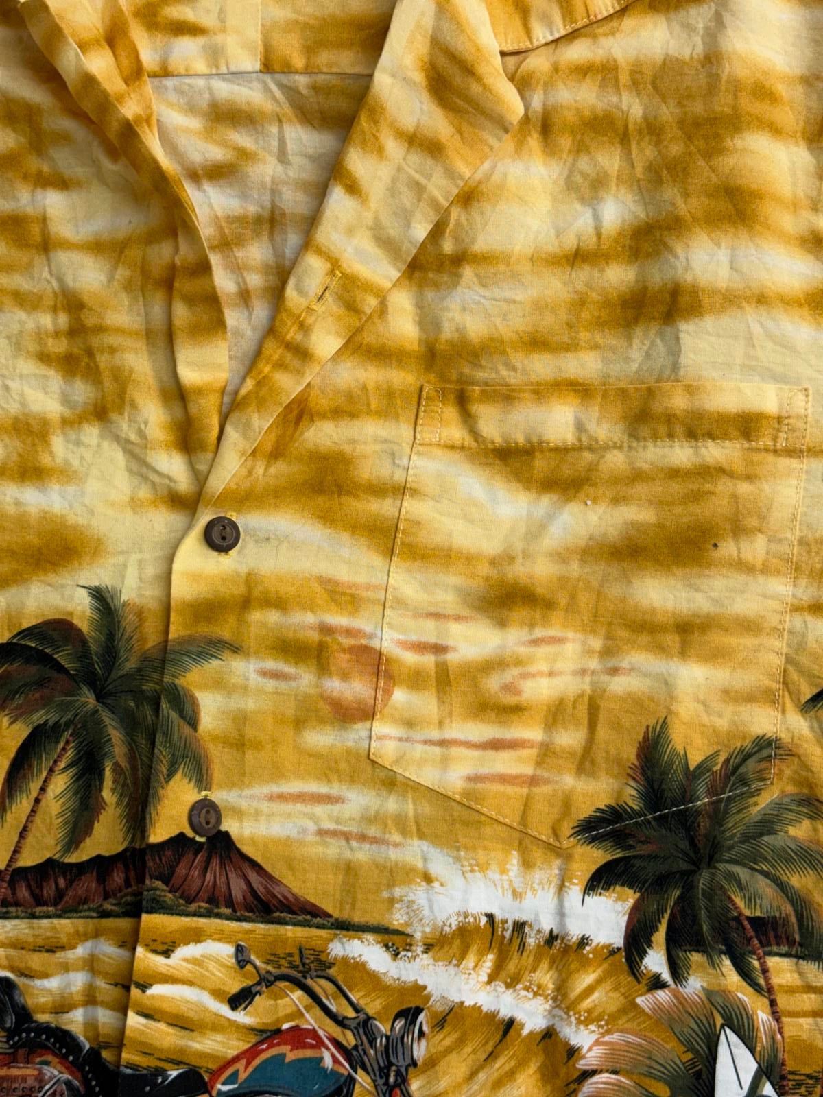 KY's Hawaiian Shirt Mens - Biker / Motorcycle Made in Hawaii