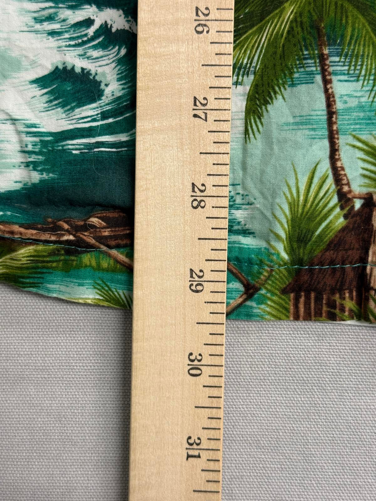 Blue Hawaii Mens Outrigger Hawaiian Shirt Made in Hawaii XL