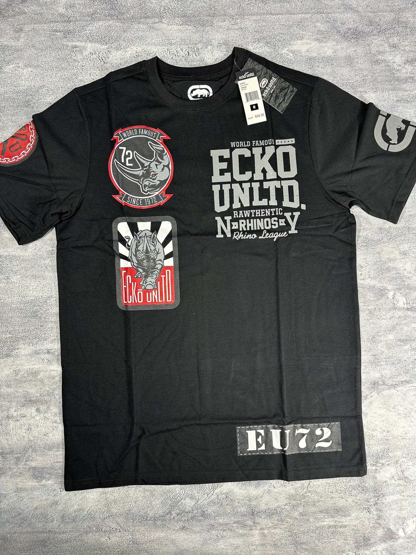 Ecko UNTLD Rhino Graphic Black T-Shirt