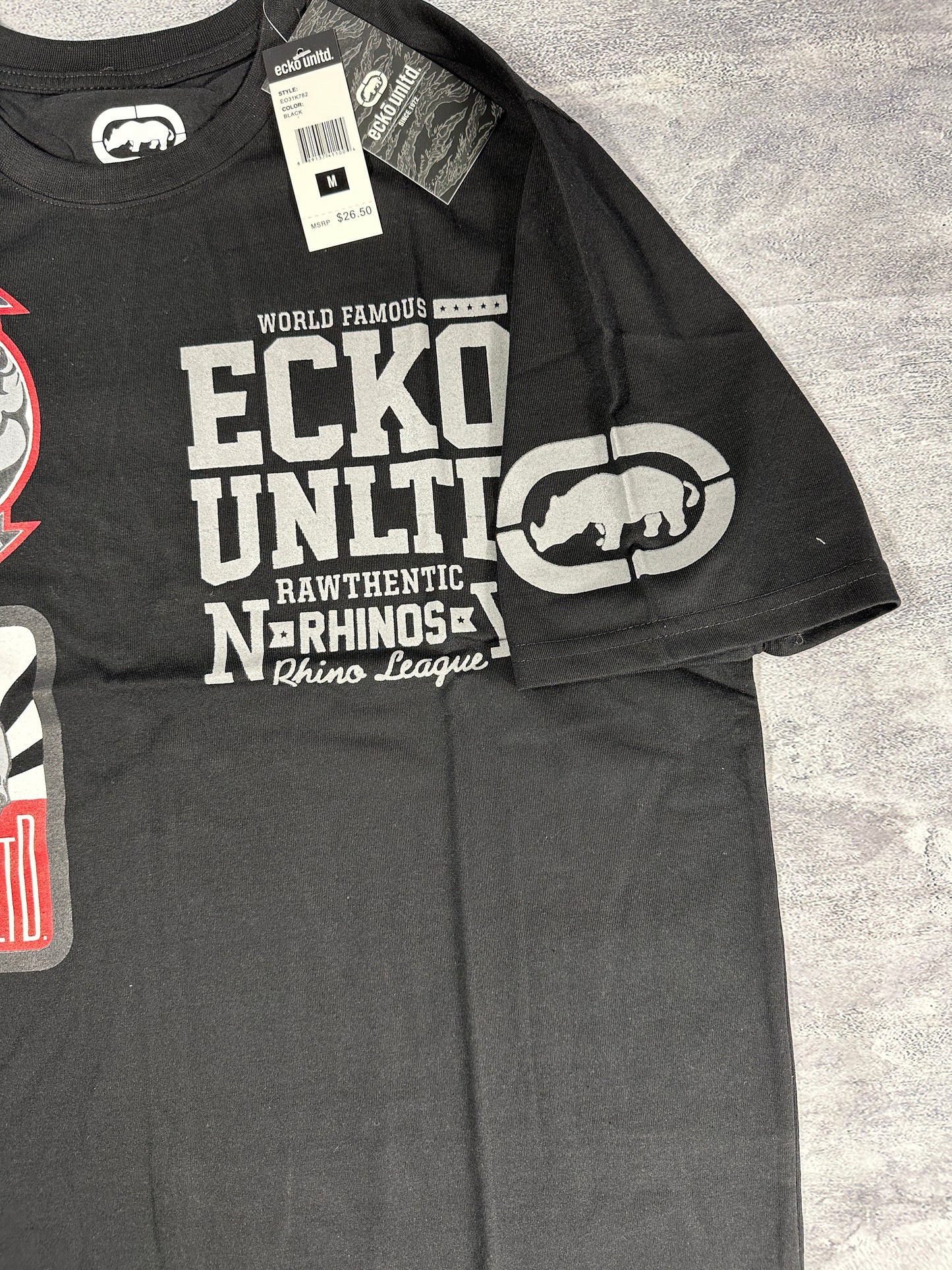 Ecko UNTLD Rhino Graphic Black T-Shirt
