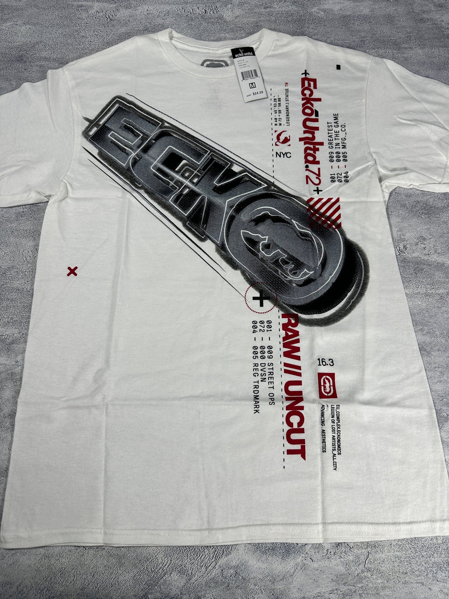 Ecko UNTLD White Y2K Graphic