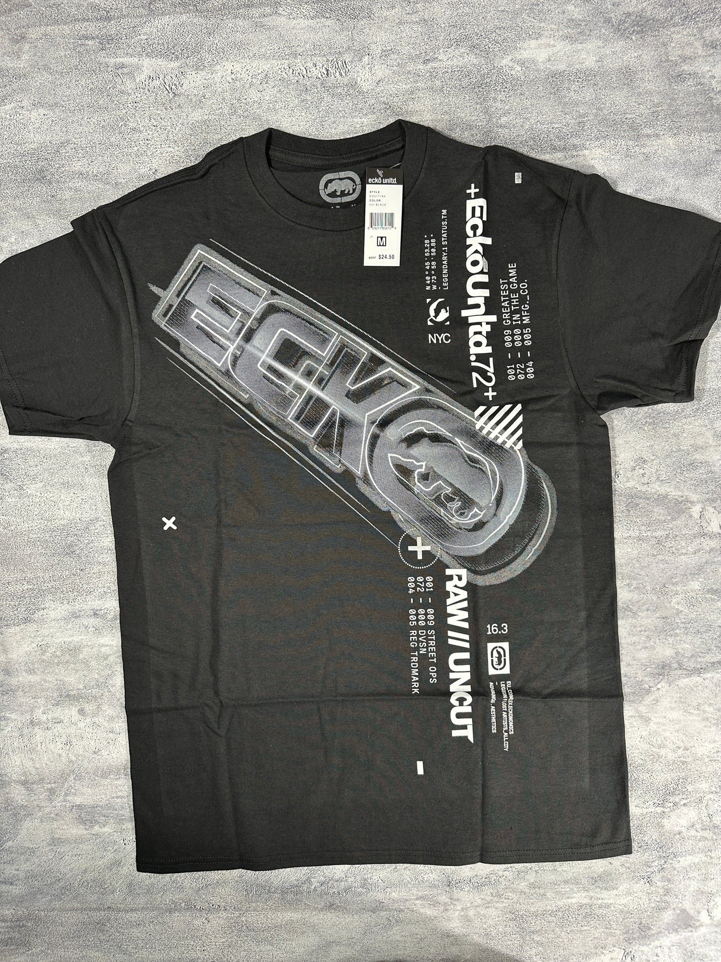 Ecko UNTLD Black Y2K Graphic T-Shirt