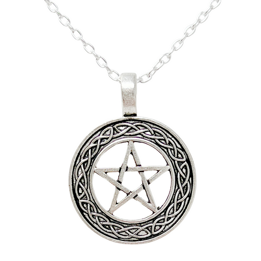 Celtic protection star necklace