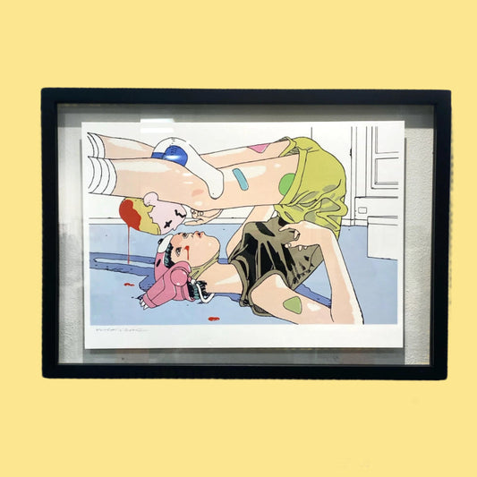 Luca Tieri - Little Bear - Framed Giclee - Gloomy Bear Exhibition