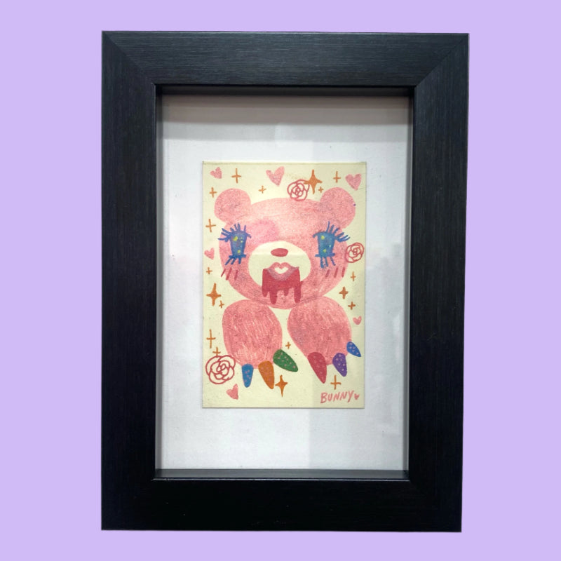 BunnyBaum - Kawaii Gloomy - Original Artwork -Gloomy Bear Exhibition