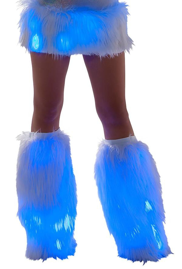 GlowFur Illuminated Light-Up Legwarmers
