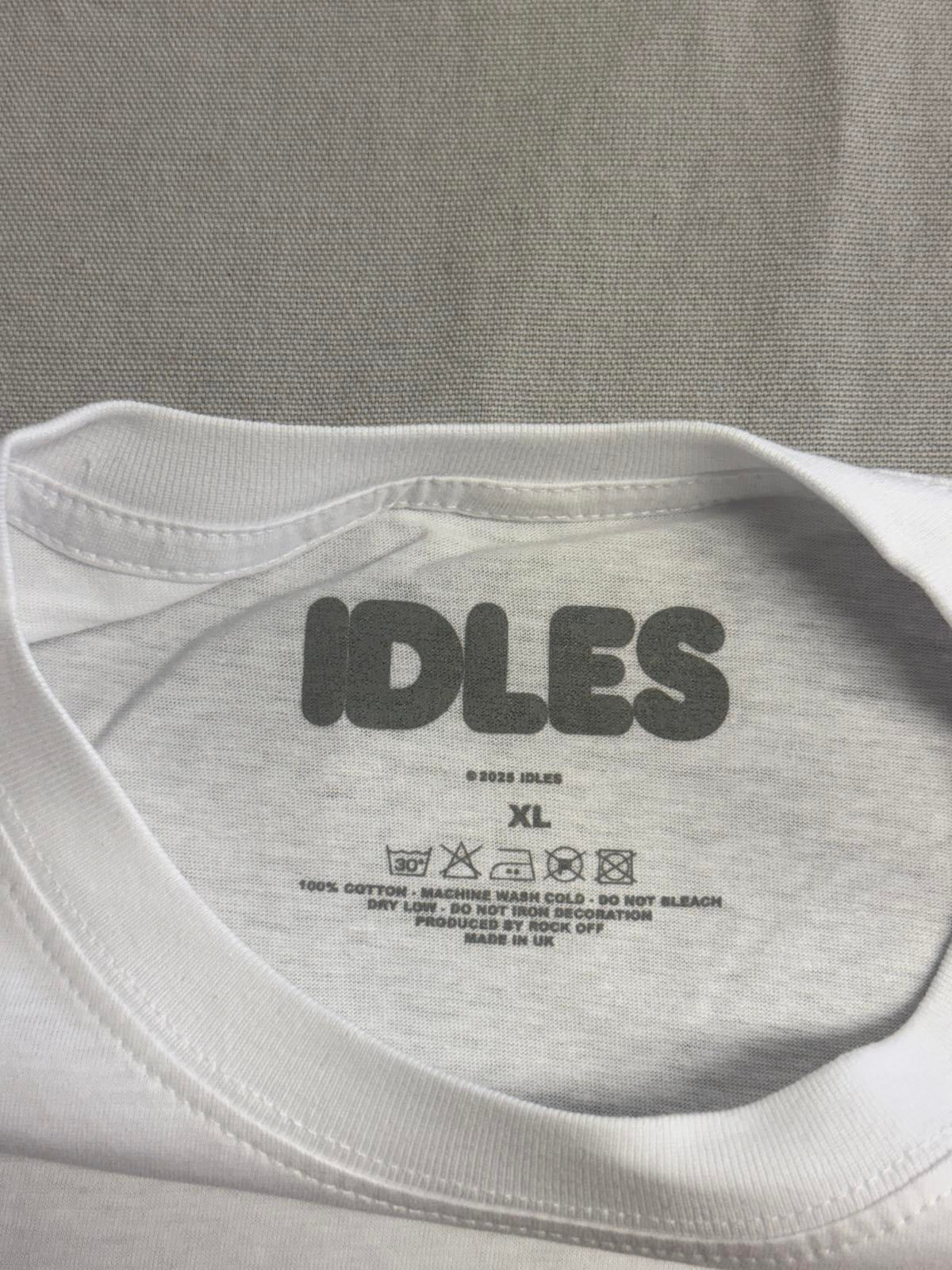 Idles Band T-shirt Proper Hardcore Music Pink Teddy Bear
