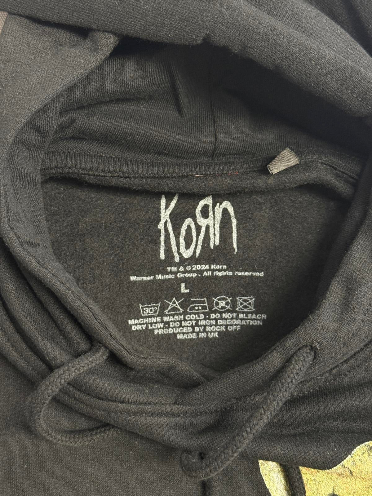 Korn Band Hoodie T-shirt Album Issues Song List - L