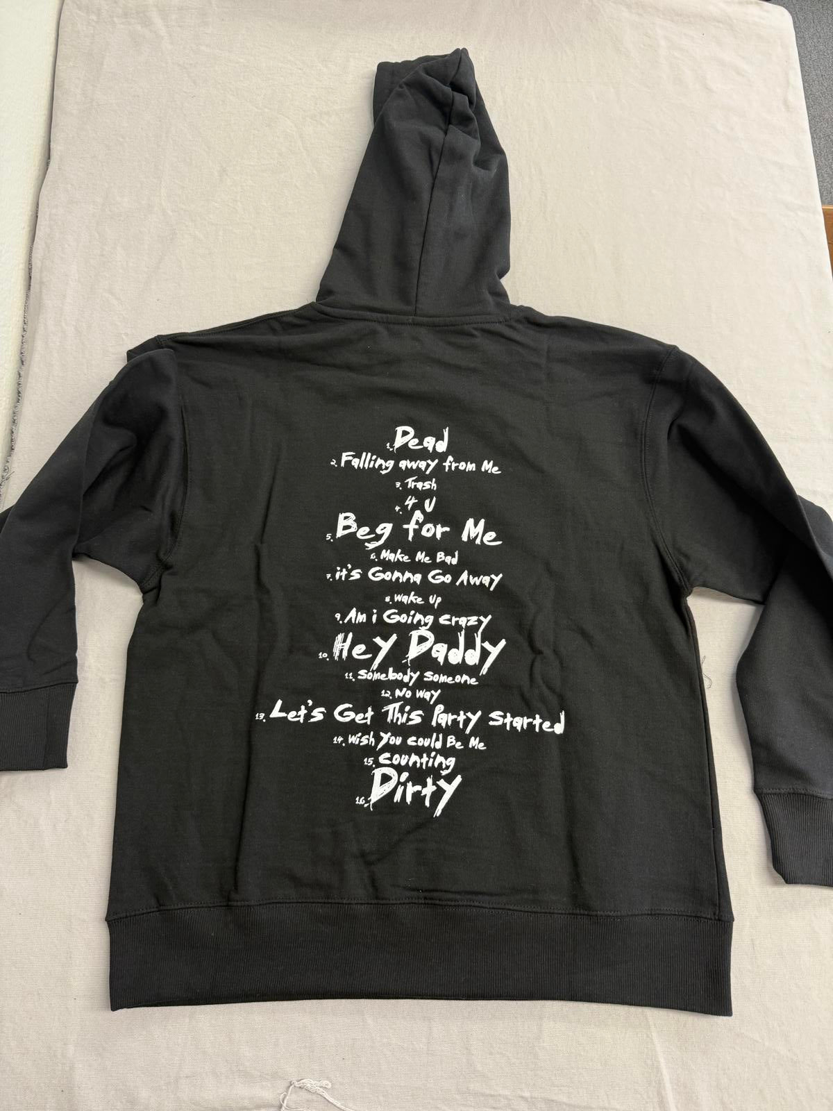 Korn Band Hoodie T-shirt Album Issues Song List - L