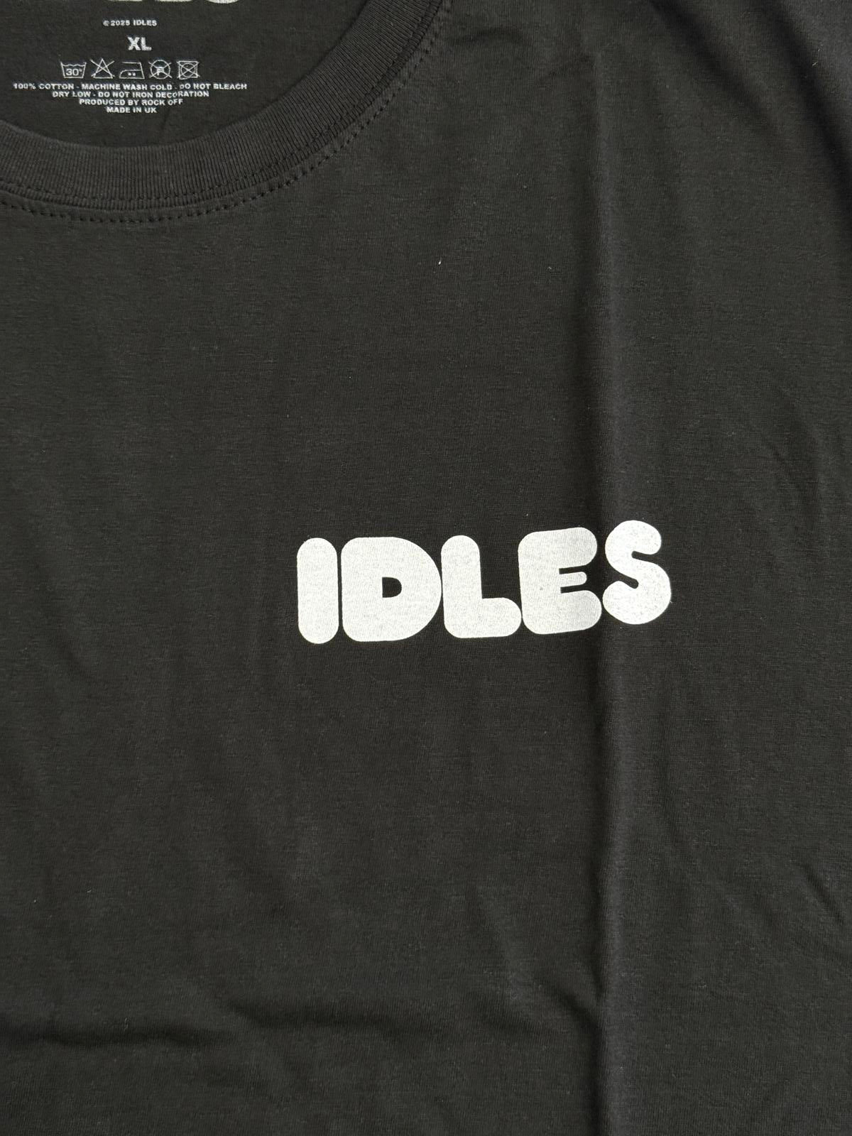 Idles Band T-shirt Fist with Flower Tee on Back Tee