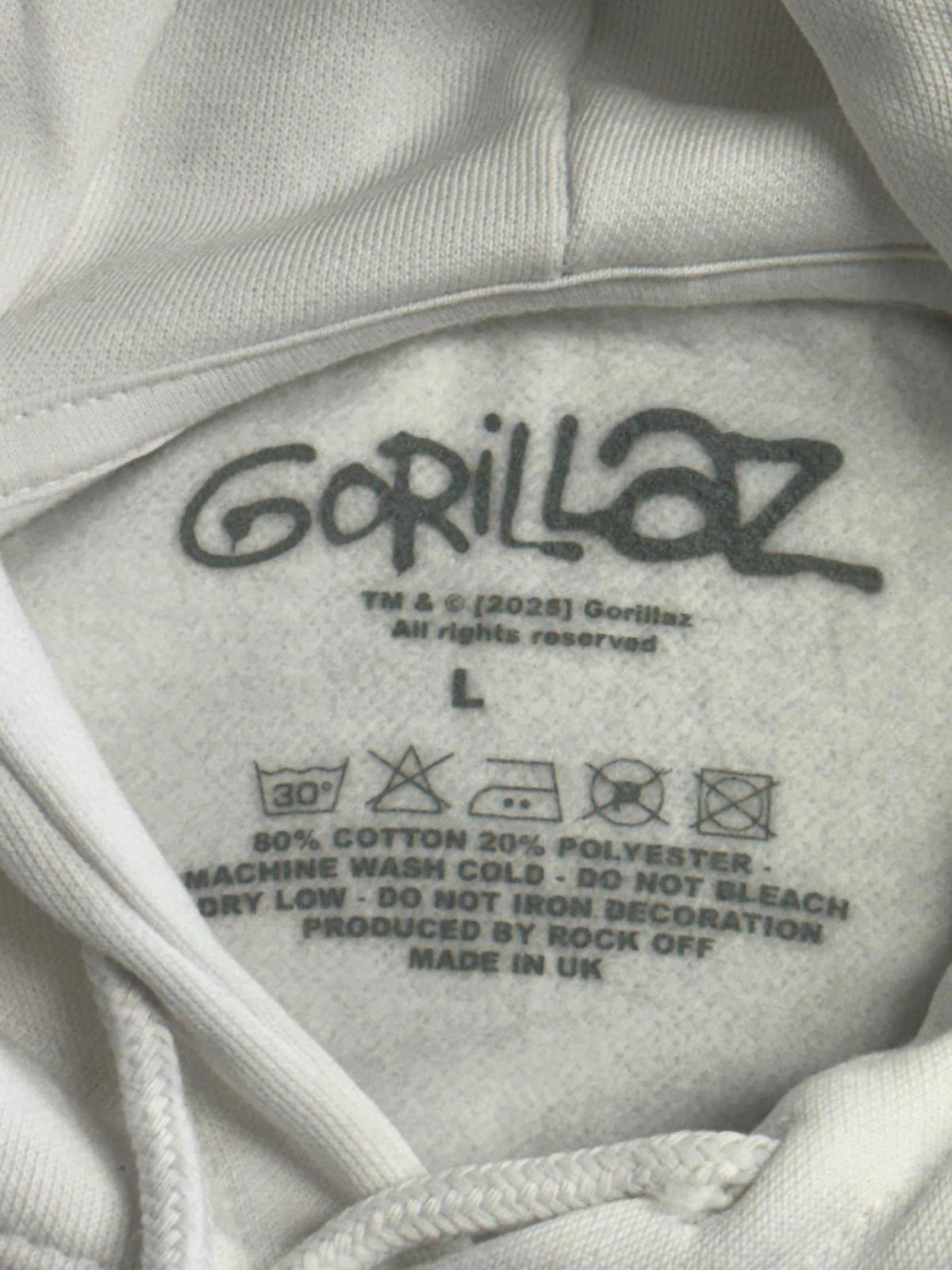 Gorillaz Band Hoodie - Geep Album Cover Sweatshirt - L