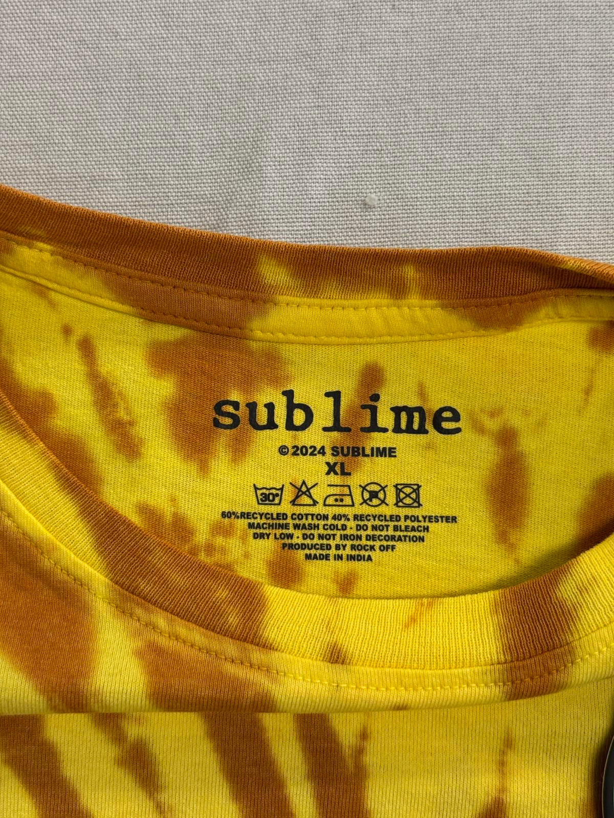 Sublime Sun Tie Dye Band t-shirt 40oz to Freedom Tee