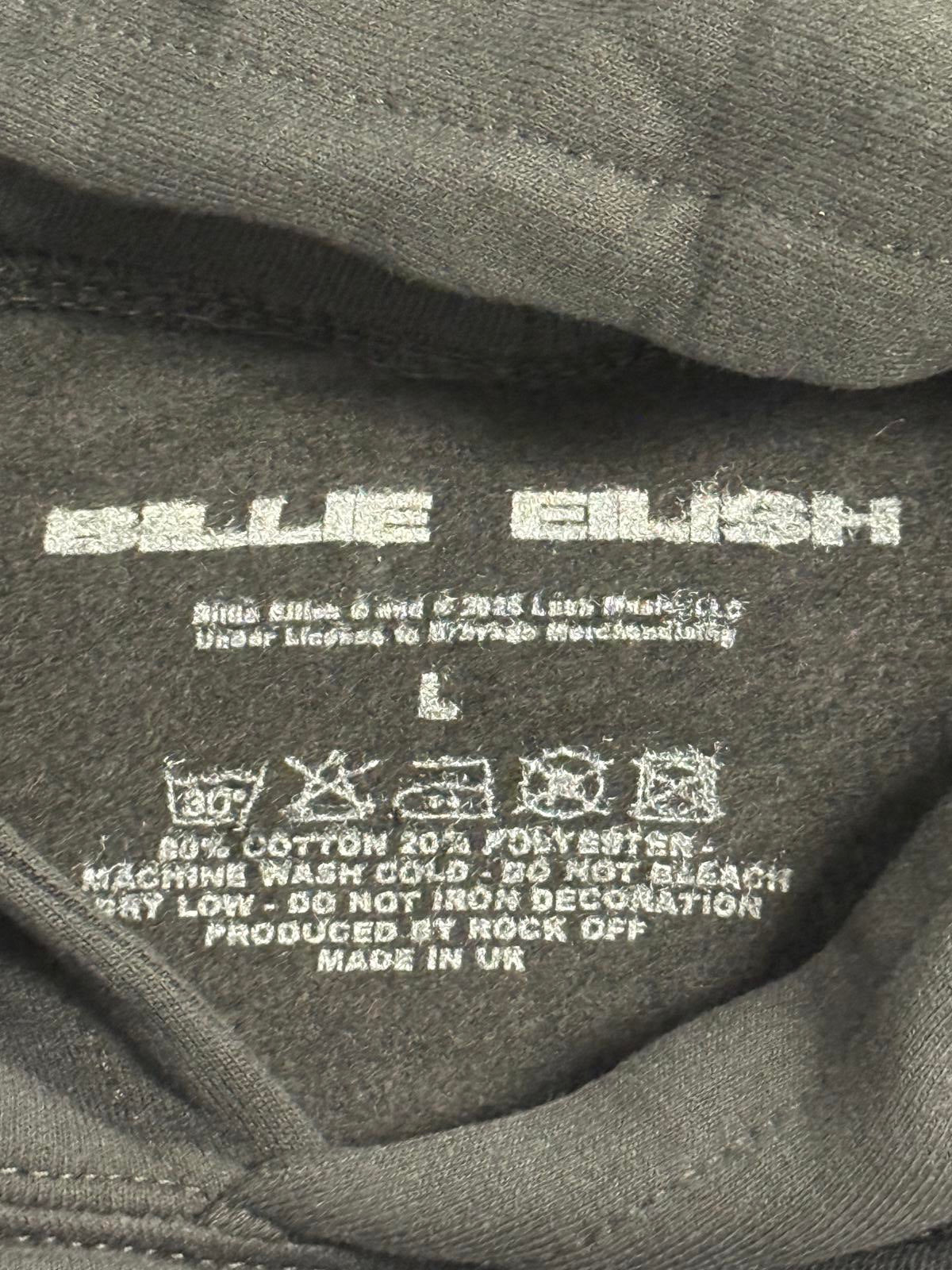 Billie Eilish Hoodie - Oxytocin Happier Than Ever Album - L