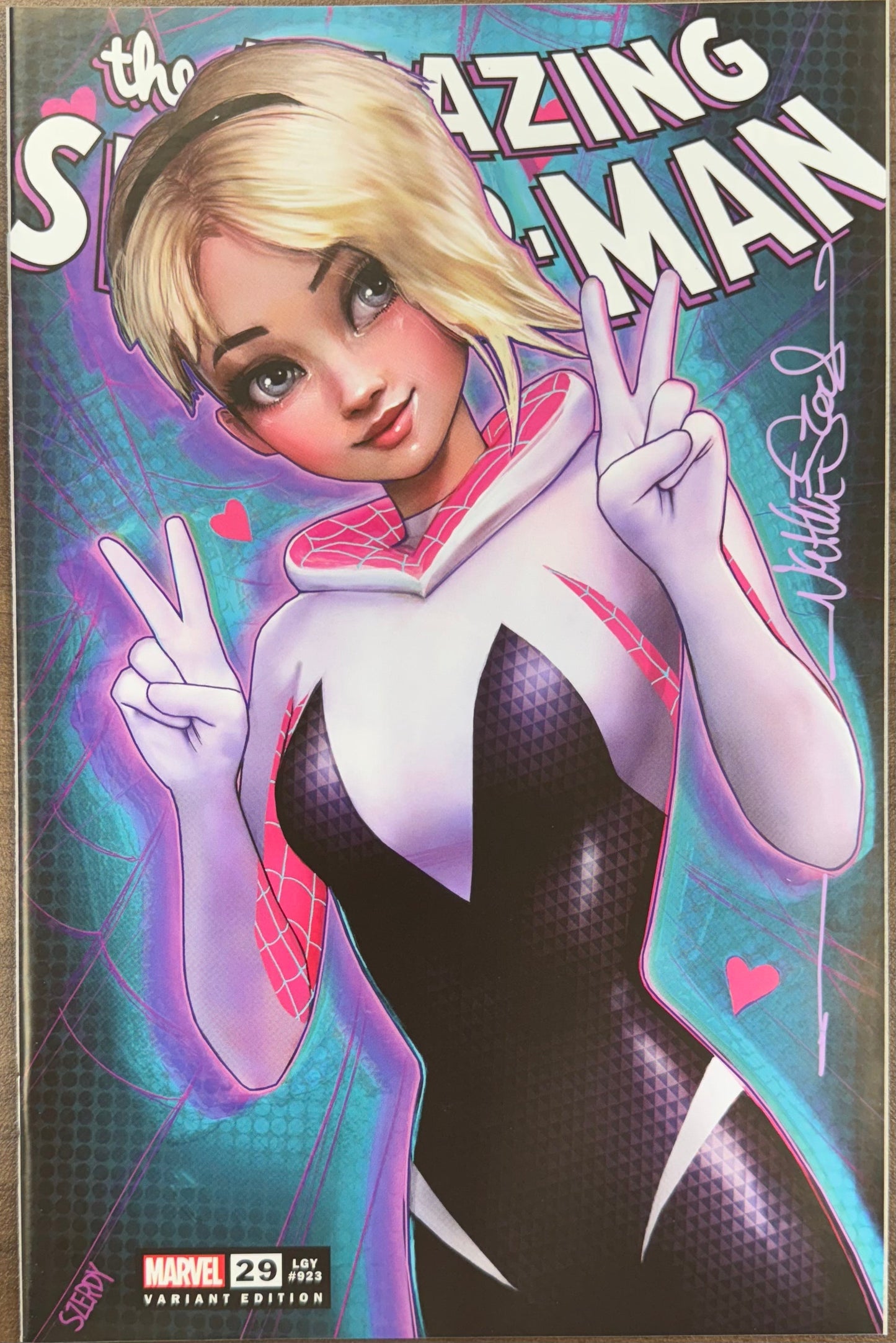 [Signed by Nathan Szerdy] AMAZING SPIDER-MAN #29 UNKNOWN COMICS NATHAN SZERDY EXCLUSIVE VAR [IN STOCK]