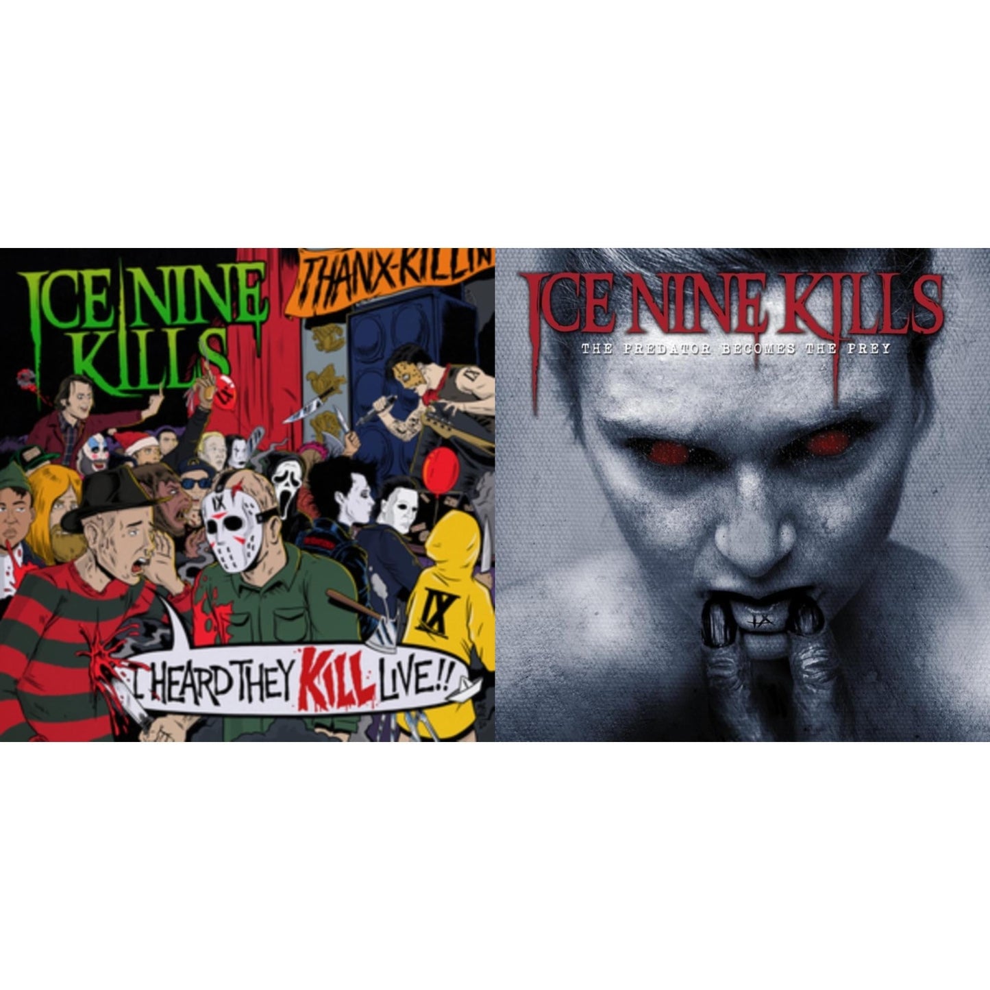 I Heard They Kill Live (2LP/Neon Green Marble Vinyl) & Predator Becomes The Prey (Translucent Blue LP Vinyl)