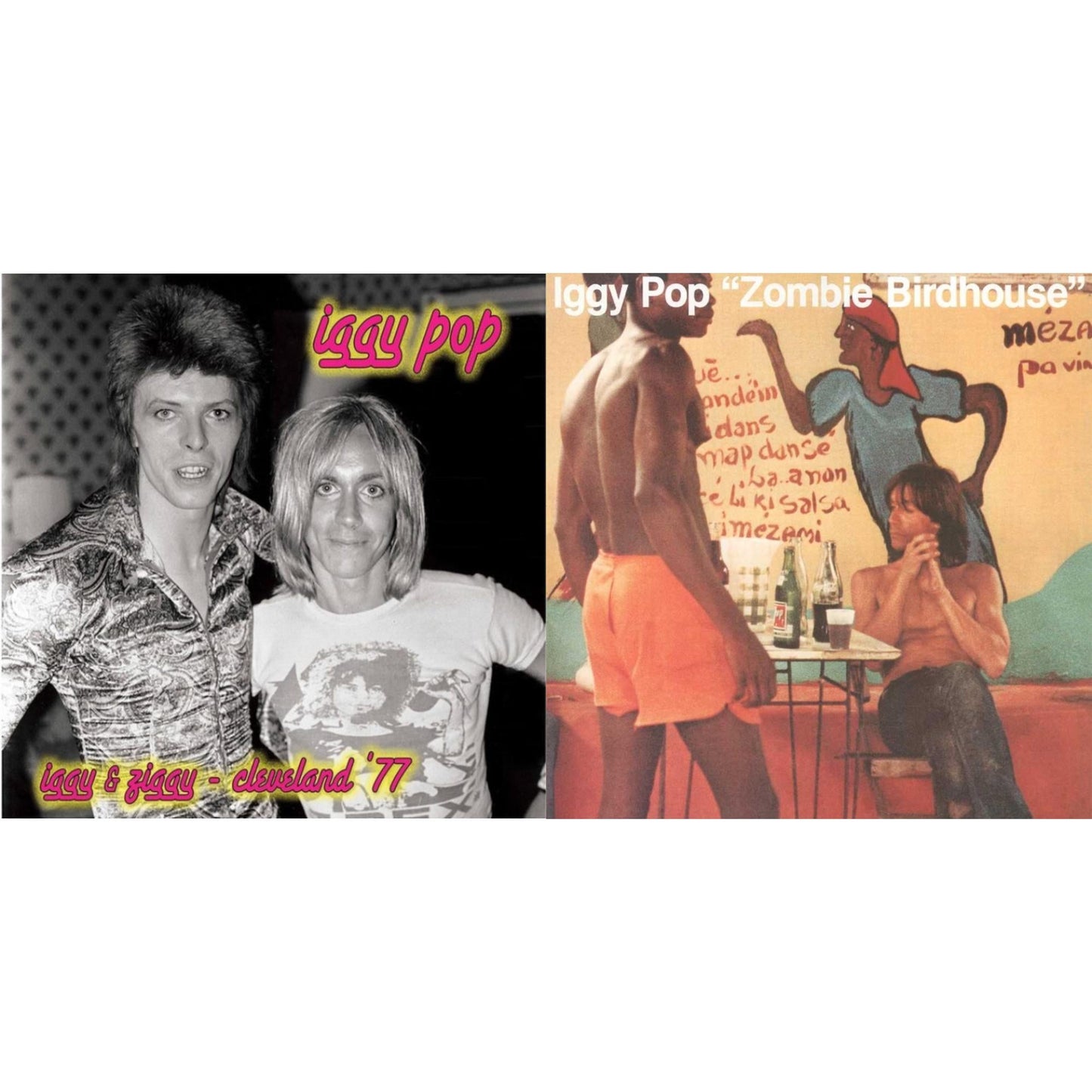 Zombie Birdhouse & Iggy & Ziggy - Cleveland 77 (Silver/Pink LP Vinyl)