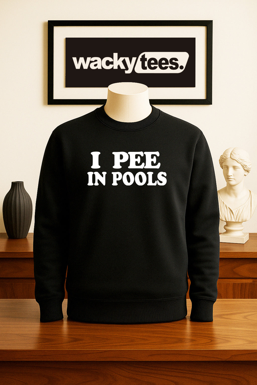 I Pee In Pools Funny Summer Humor Graphic Tee Shirt