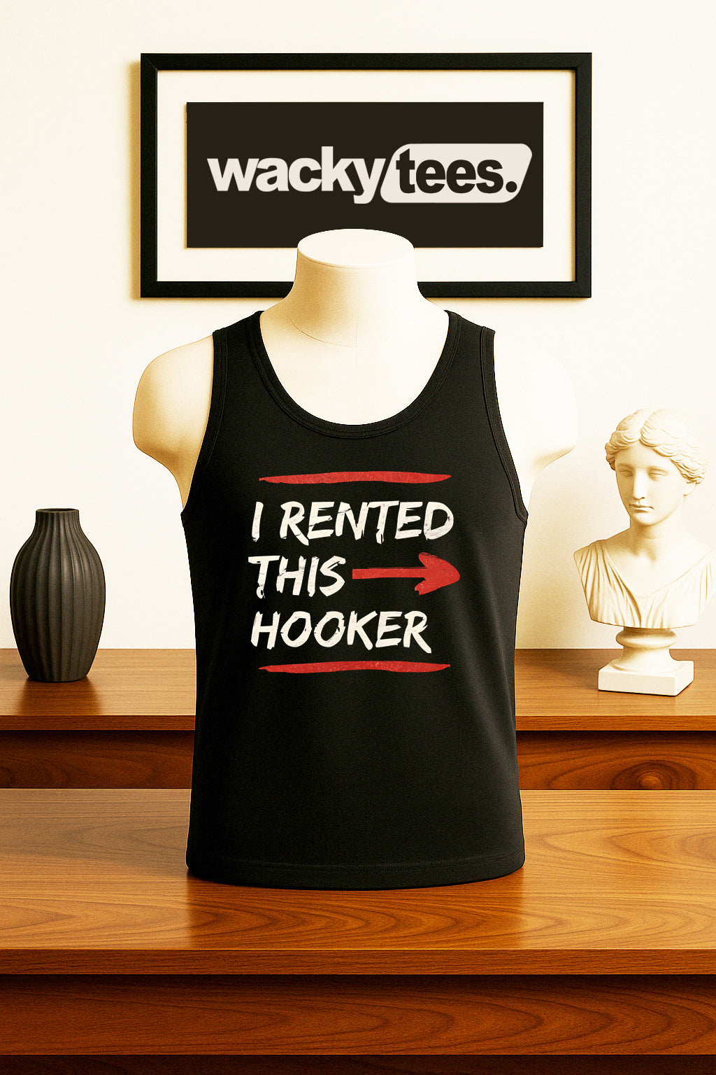 I Rented This Hooker Funny Adult Humor Graphic Tee Shirt