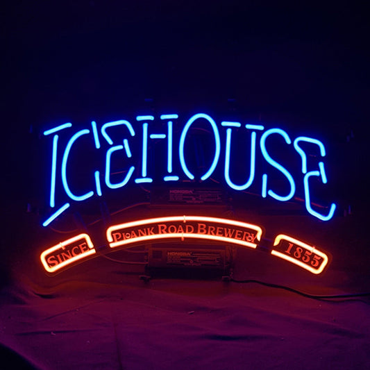 Icehouse Since Plank Road Brewery 1855 Neon Signs
