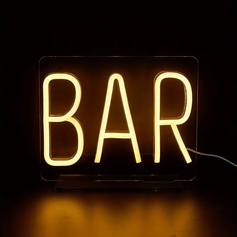 LED BAR Shaped Neon Sign with USB Power Supply