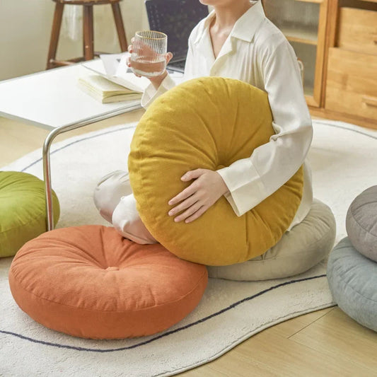 “Iron Throne” Heavy-Duty Round Floor Pillow – Hardcore Cushion for Meditation, Gaming, and Tactical Chill - Premium  from Lizard Vigilante - Just $32.99! Shop now at Lizard Vigilante