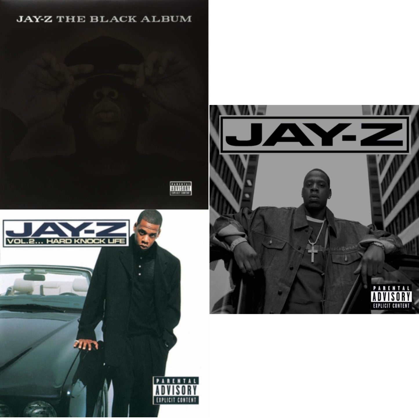 Black Album & Life & Times O (X) & Vol. 2 Hard Knock Life (X)