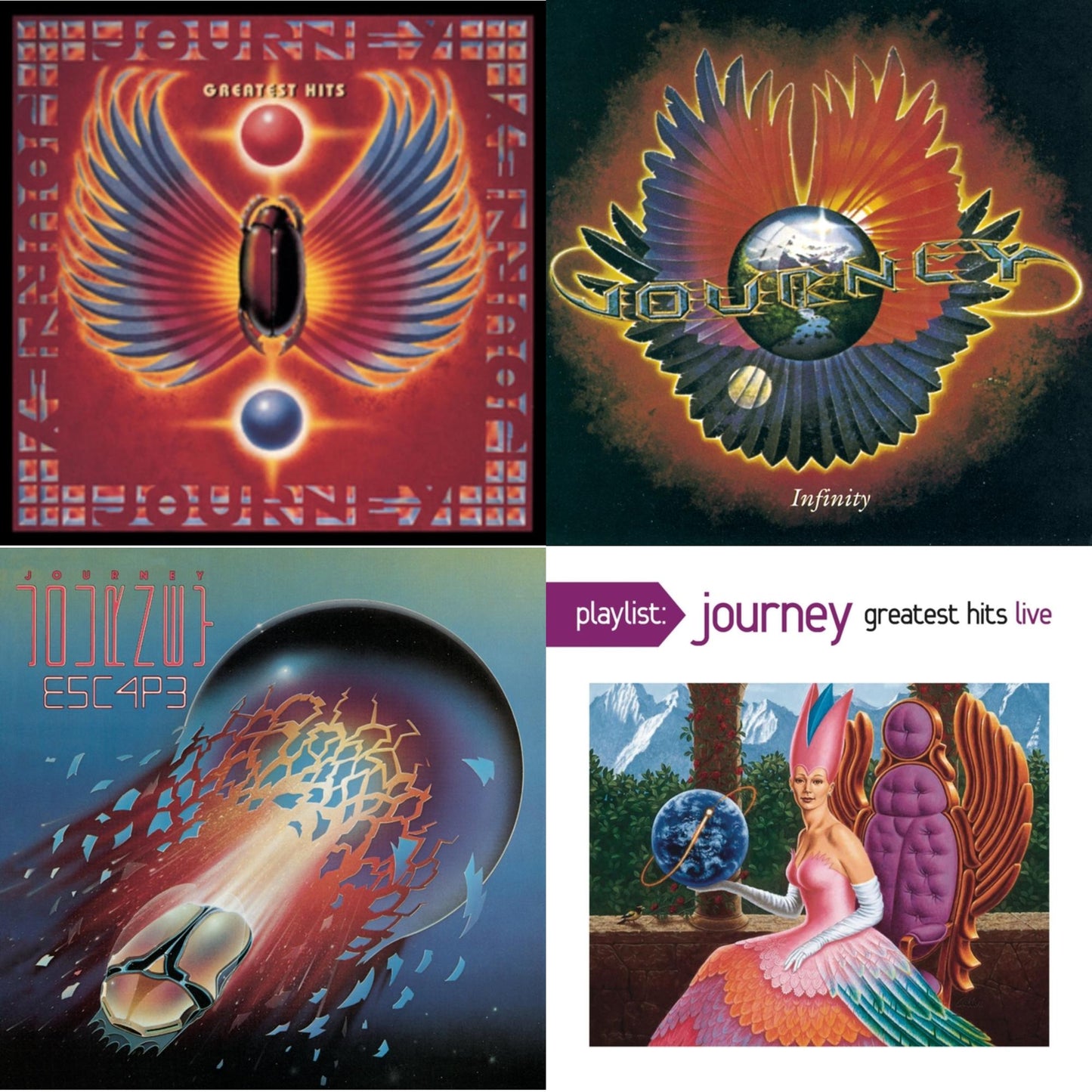 Greatest Hits & Infinity & Escape & Playlist: Journey Greatest Hits Live