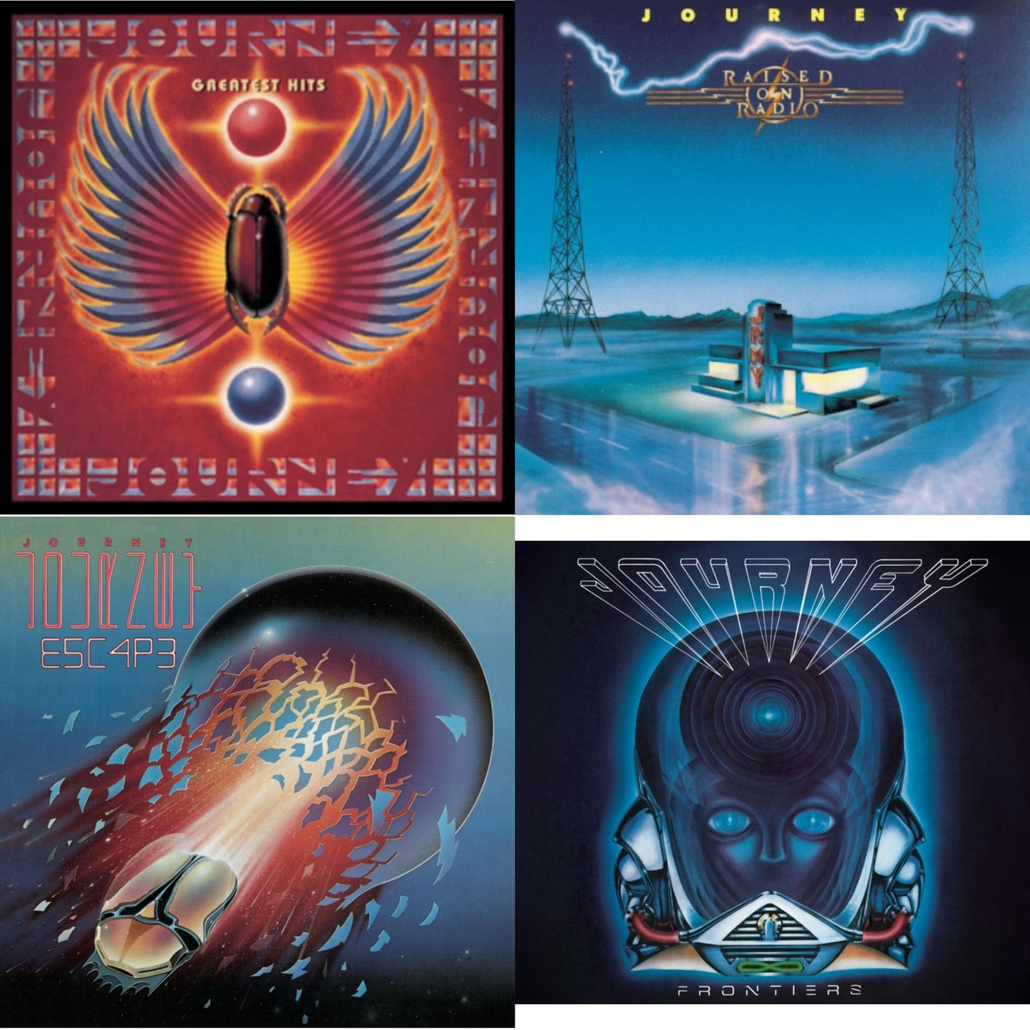 Greatest Hits & Raised On Radio & Escape & Frontiers
