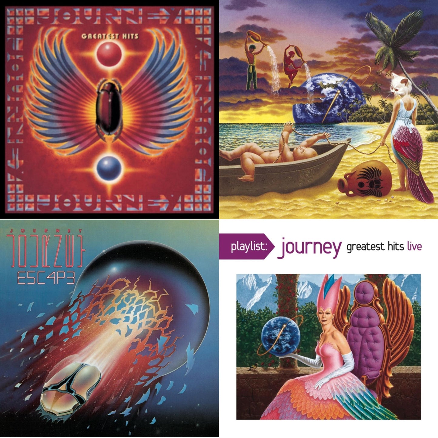 Greatest Hits & Trial By Fire & Escape & Playlist: Journey Greatest Hits Live