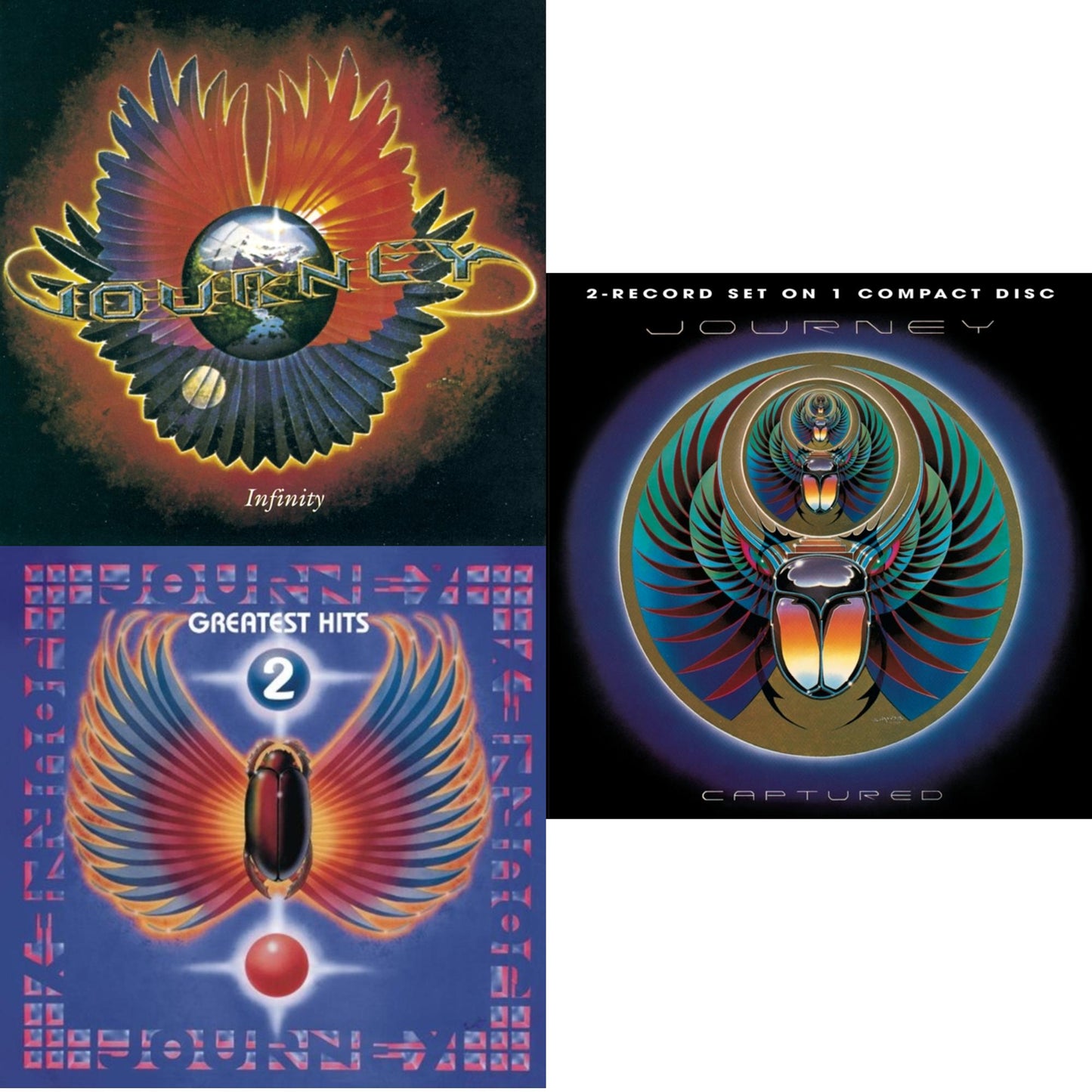 Journey's Greatest Hits Vol.2 & Captured & Infinity