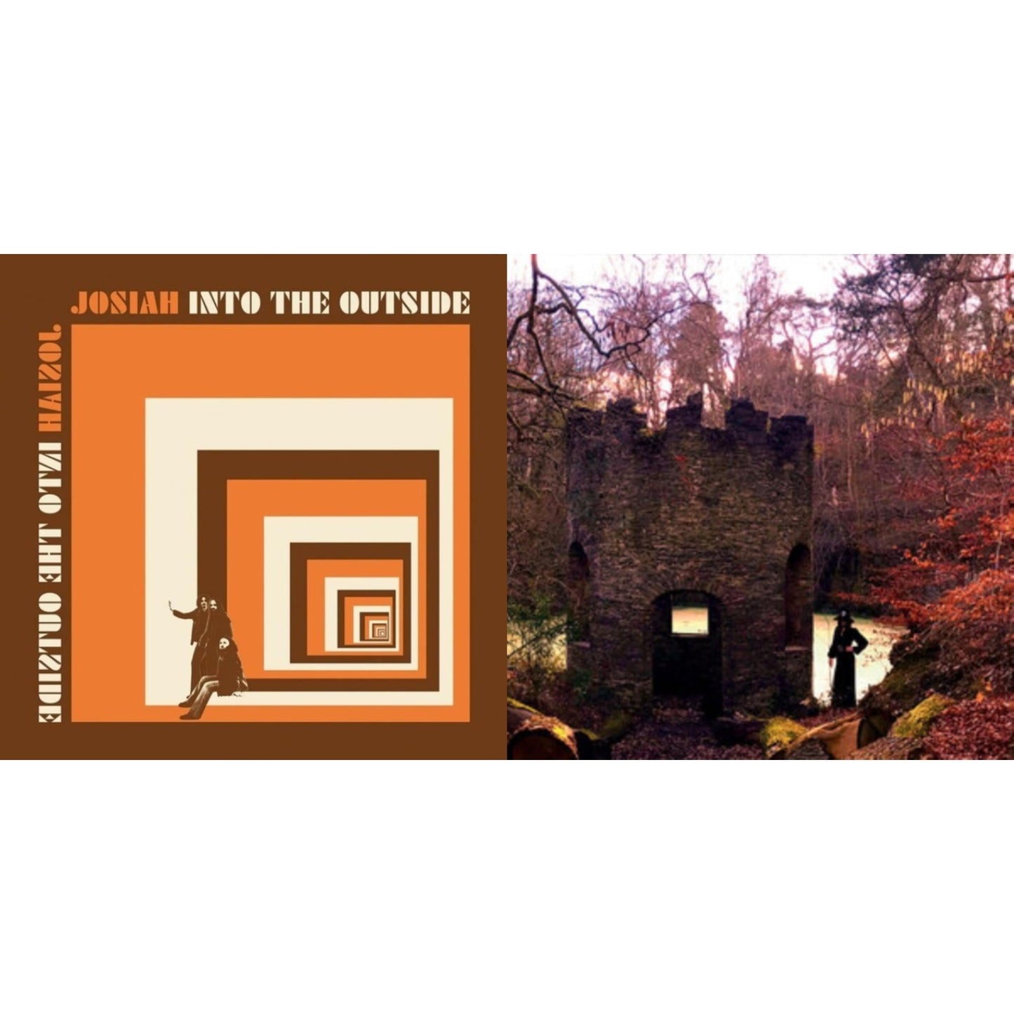 Out Of The First Rays & Into The Outside (Half Brown Half White LP Vinyl)