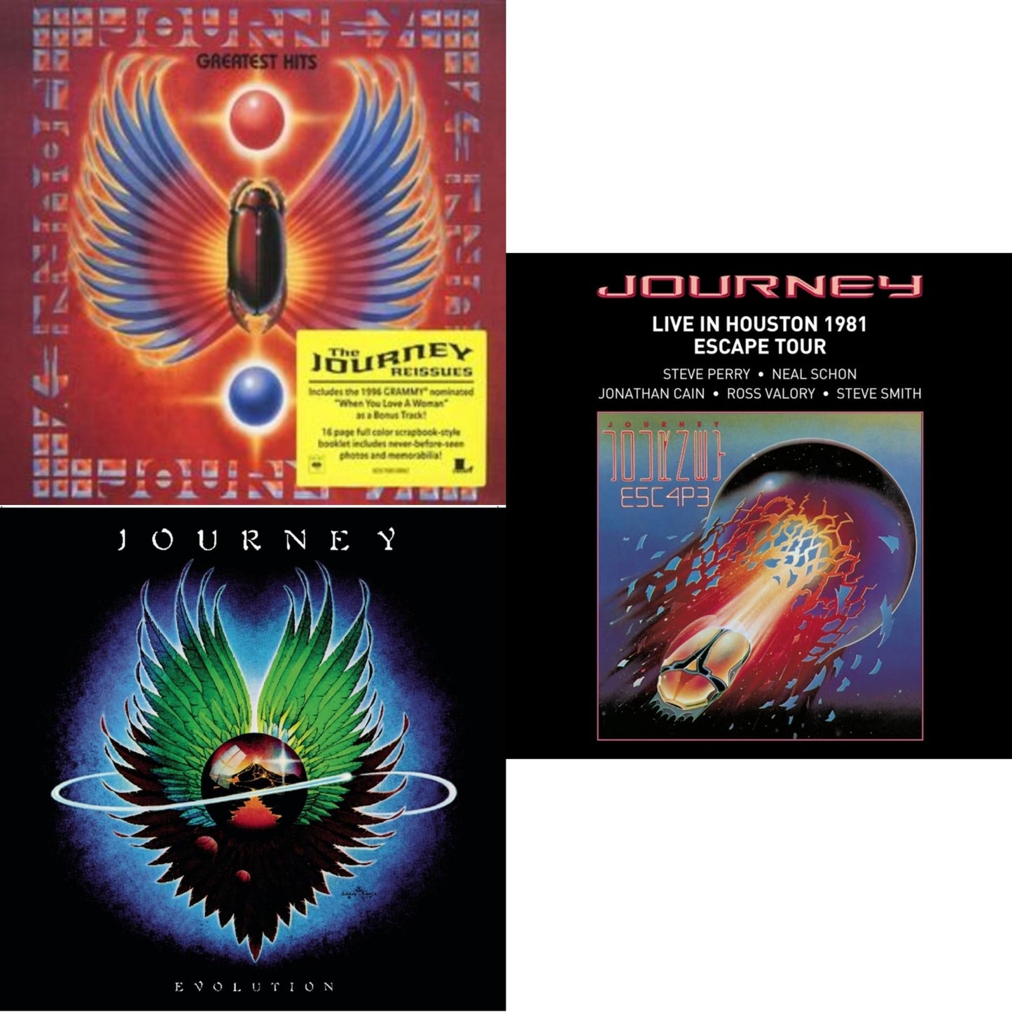 Greatest Hits & Evolution & Live In Houston 1981: The Escape Tour