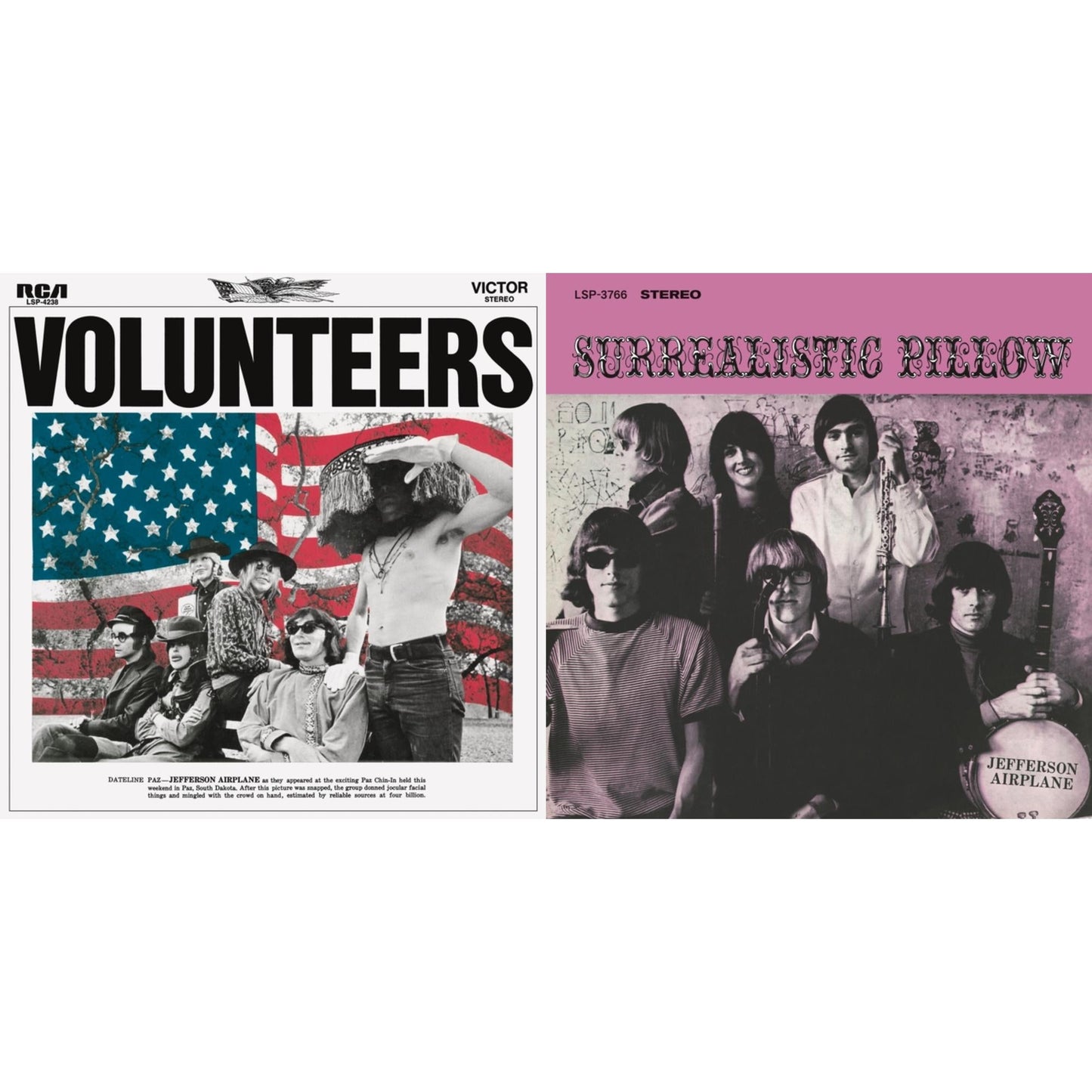 Volunteers (180G) & Surrealistic Pillow (180G)
